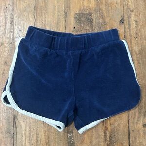 Navy Alba Terry Shorts